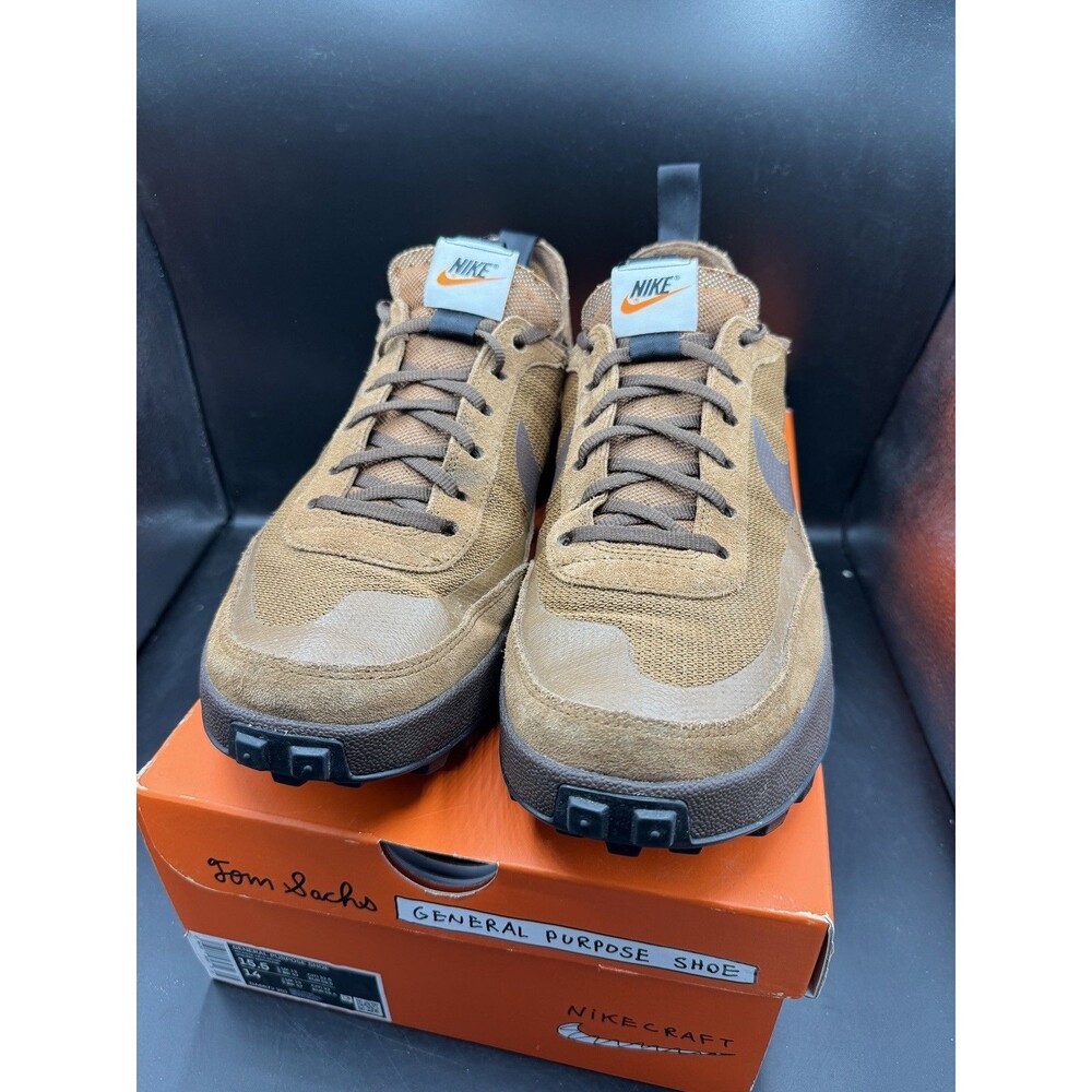 Nike x Tom Sachs NikeCraft General Purpose Shoe 'Brown' Men’s 14 / Women’s 15.5 - Picture 1 of 16